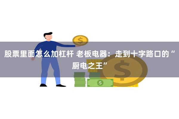 股票里面怎么加杠杆 老板电器：走到十字路口的“厨电之王”