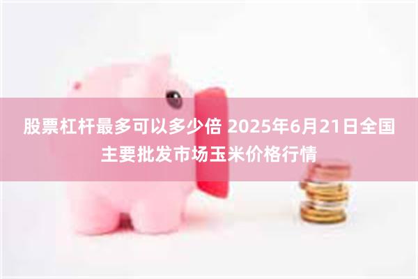 股票杠杆最多可以多少倍 2025年6月21日全国主要批发市场玉米价格行情