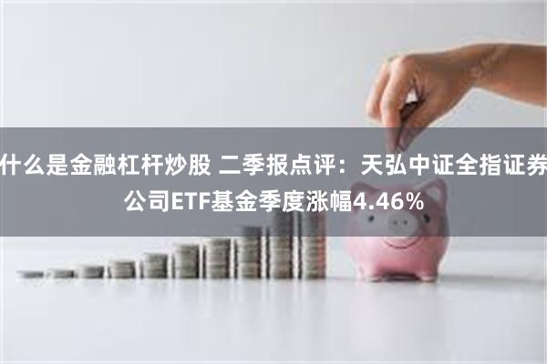 什么是金融杠杆炒股 二季报点评：天弘中证全指证券公司ETF基金季度涨幅4.46%